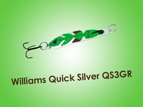 Обзор блесны Williams Quick Silver QS3GR 7г