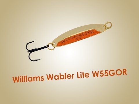 Обзор блесны Williams Wabler Lite W55GOR 7г