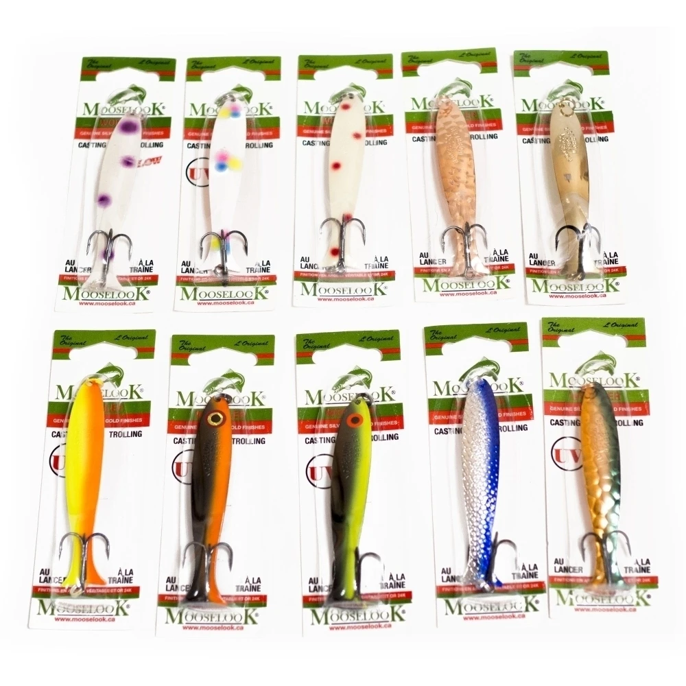 Рыболовный набор Десять блесен Mooselook Wobbler 38000