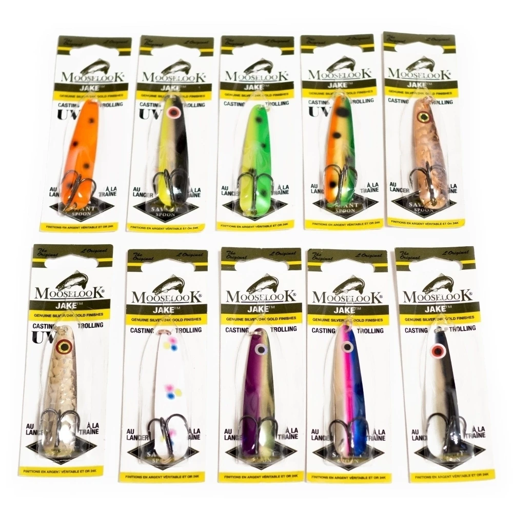 Рыболовный набор блесен Savant Spoon Jake SJ45 10шт