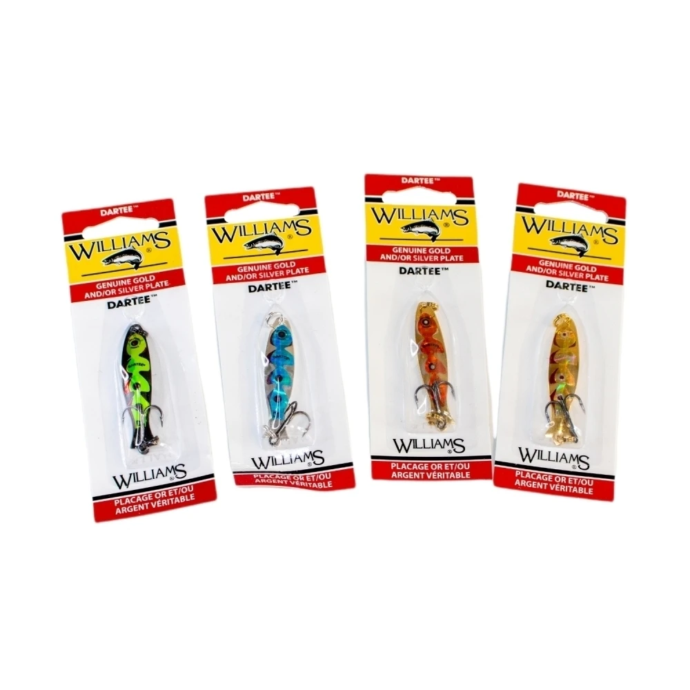 Рыболовный набор блесен Williams Dartee D1 8шт