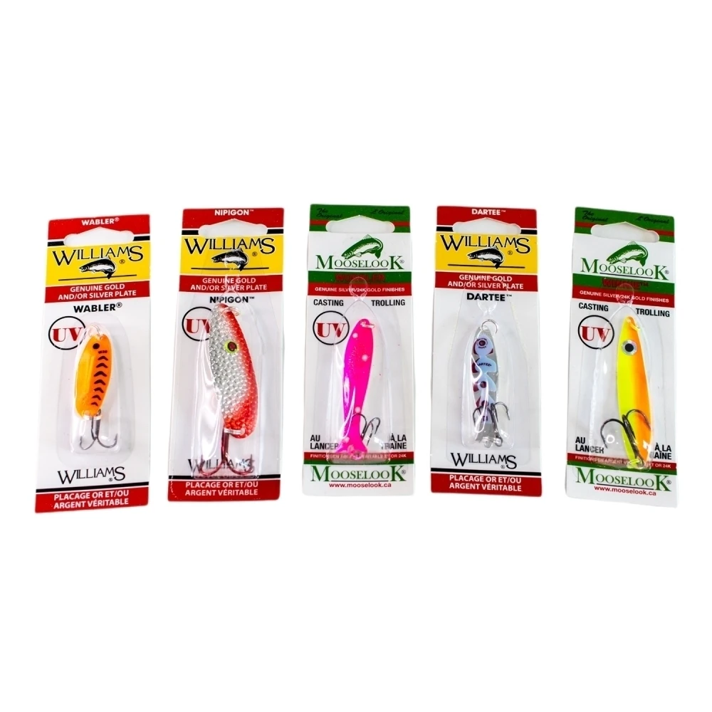 Рыболовный набор блесен Williams Большой Форелевый №5