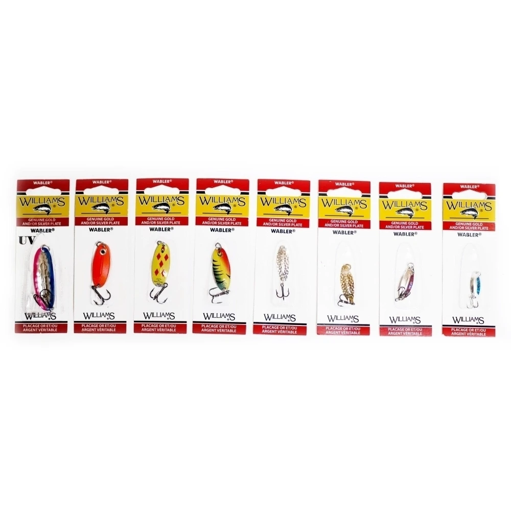 Подарочный рыболовный набор Двадцать блесен Williams Wabler