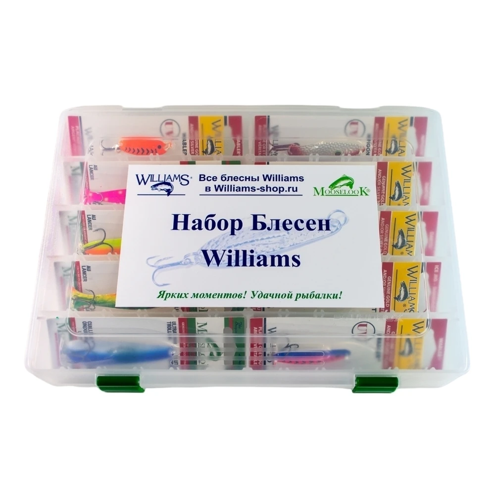 Рыболовный набор блесен Williams Большой Форелевый №5