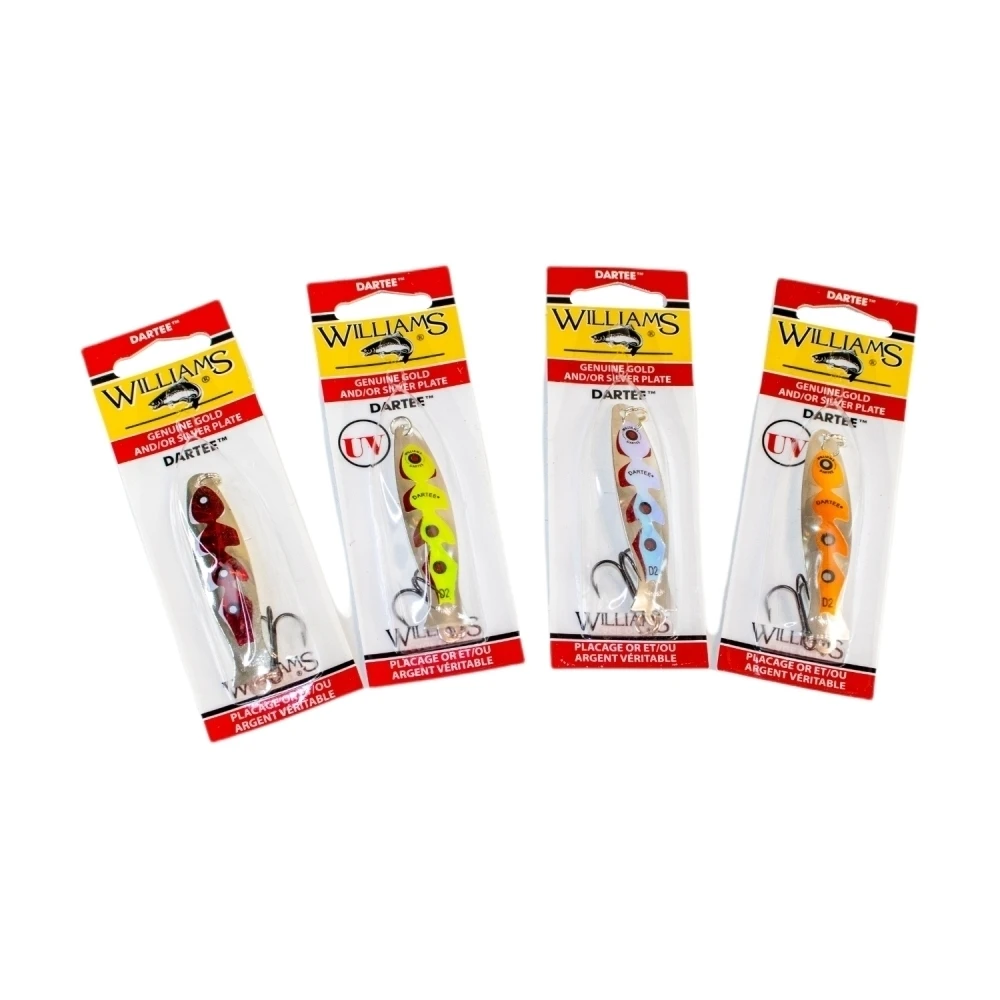 Рыболовный набор блесен Williams Dartee D2 8шт