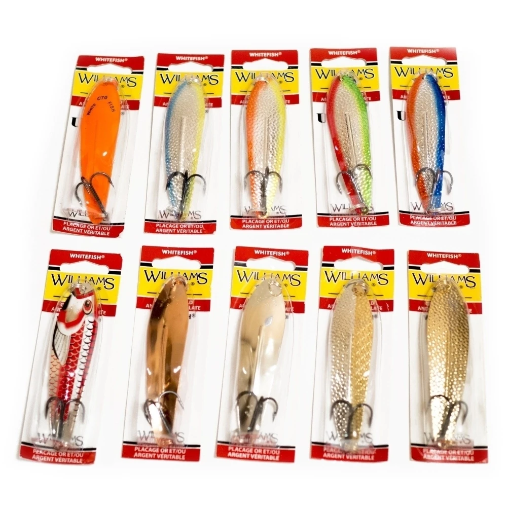 Рыболовный набор Десять блесен Williams Whitefish C70