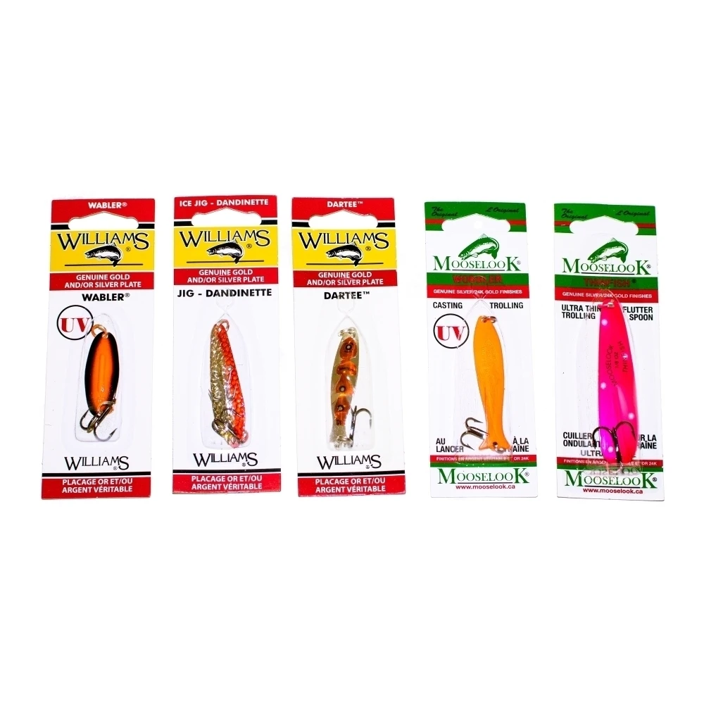 Рыболовный набор блесен Williams Большой Форелевый №3