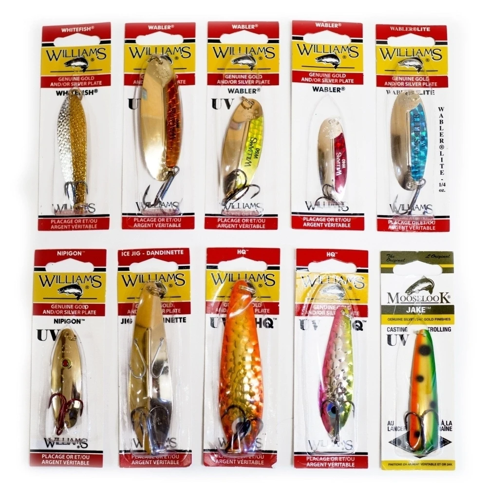 Подарочный рыболовный набор блесен Williams Селигер