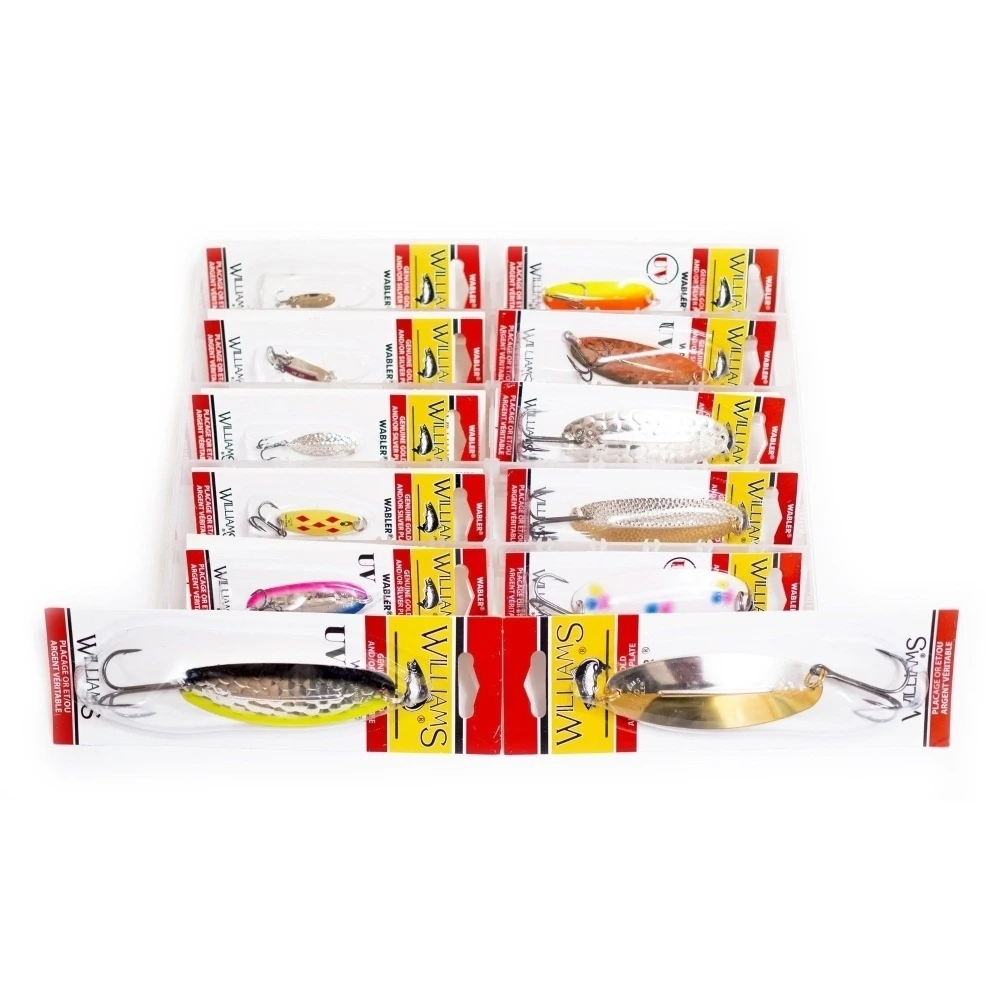 Подарочный рыболовный набор Двадцать блесен Williams Wabler