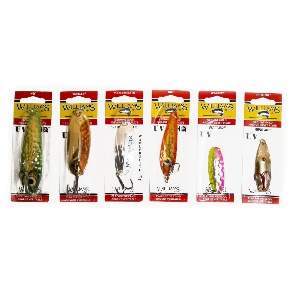 Подарочный рыболовный набор блесен Williams Карелия