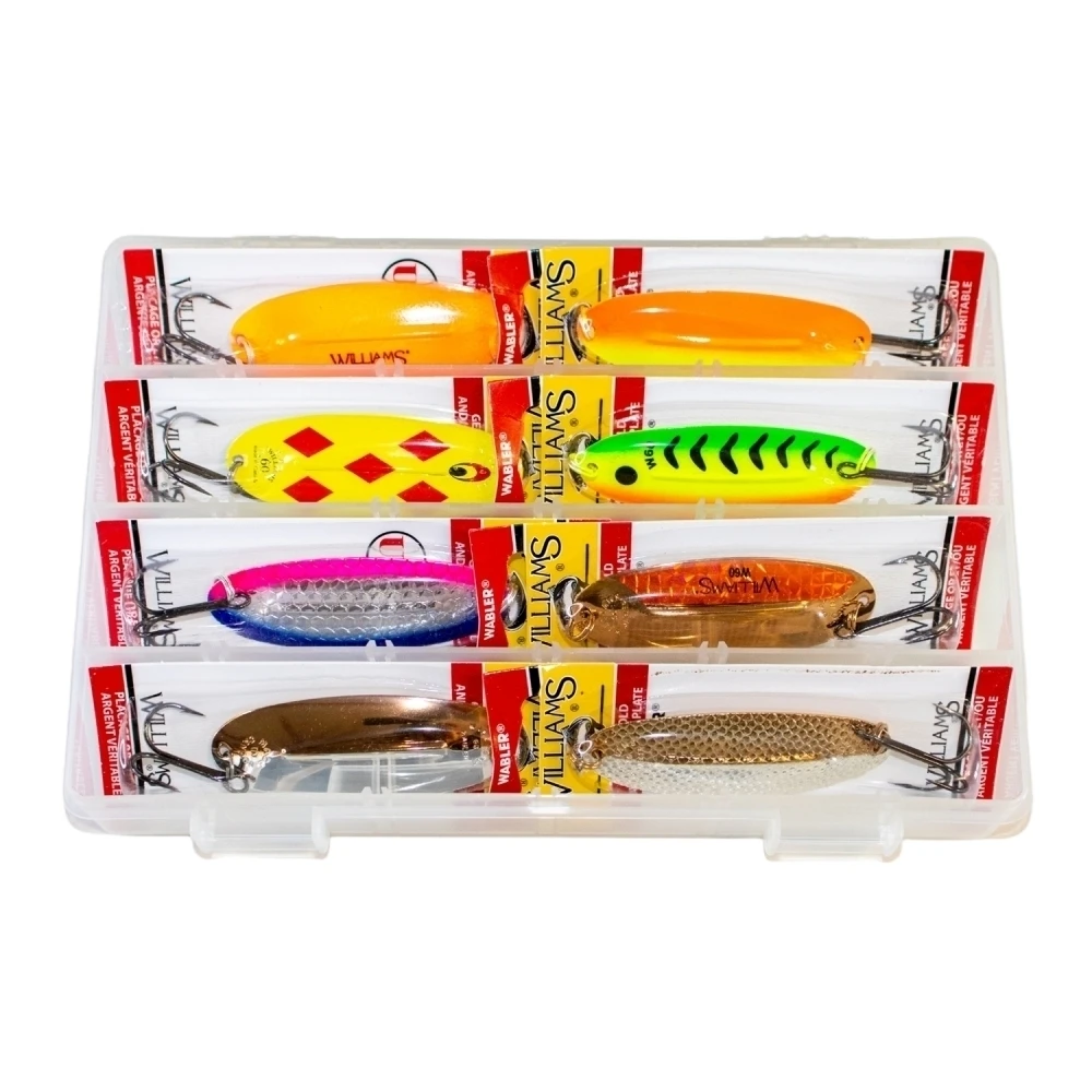 Рыболовный набор блесен Williams Wabler W60 8 шт