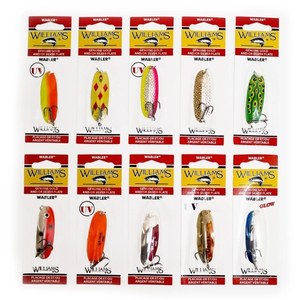 Большой рыболовный набор Двадцать блесен Williams Wabler W40