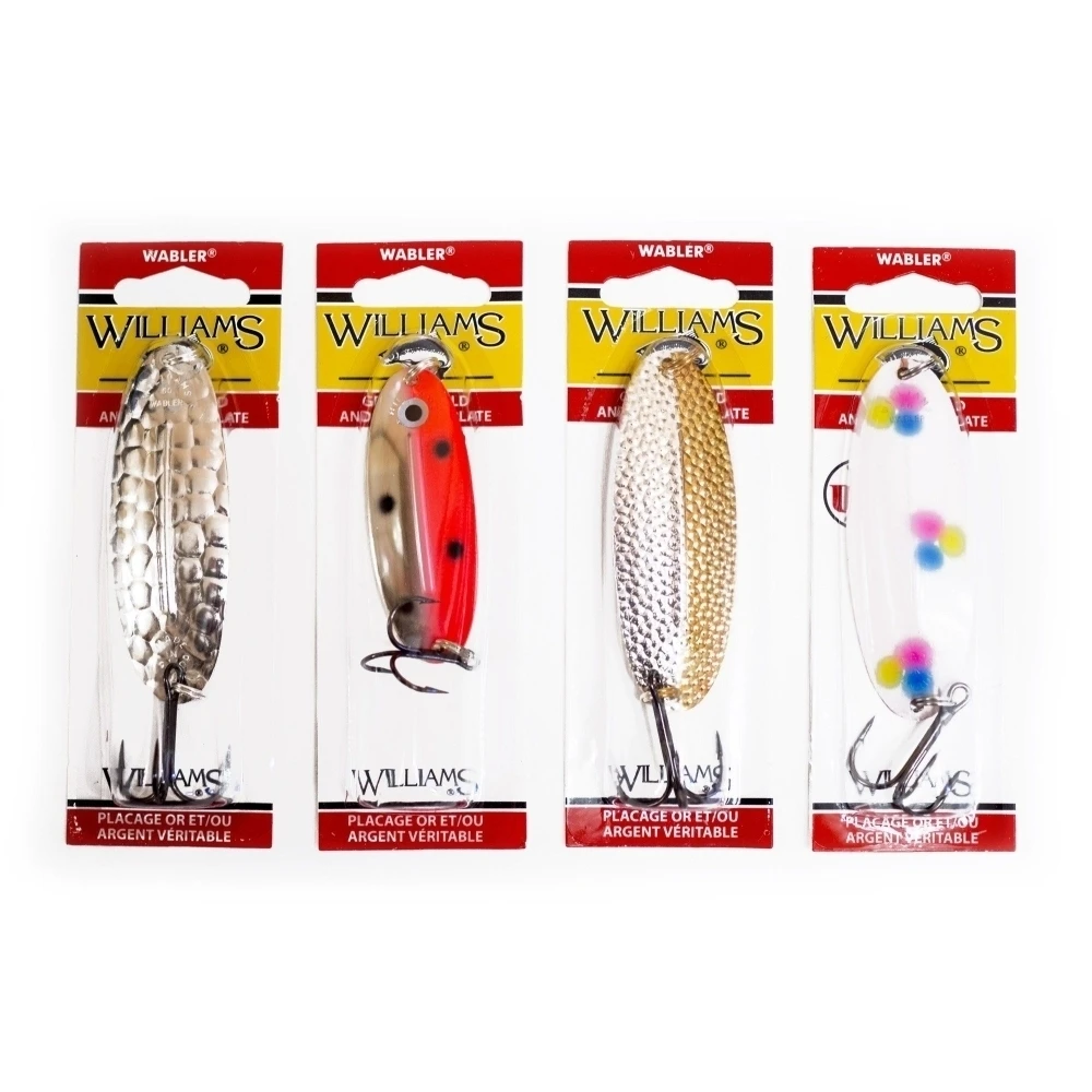 Подарочный рыболовный набор Двадцать блесен Williams Wabler