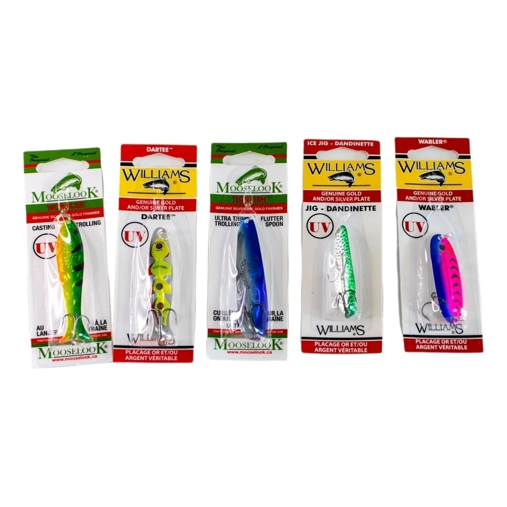 Рыболовный набор блесен Williams Большой Форелевый №5