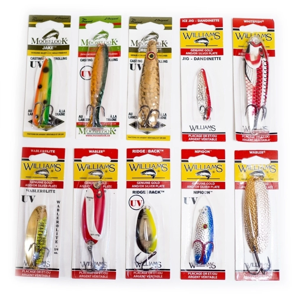 Подарочный рыболовный набор блесен Williams Нижняя Волга