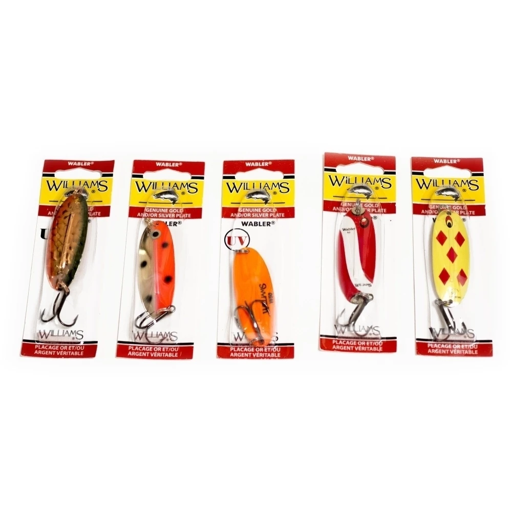 Рыболовный набор Десять блесен Williams Wabler W50 Color