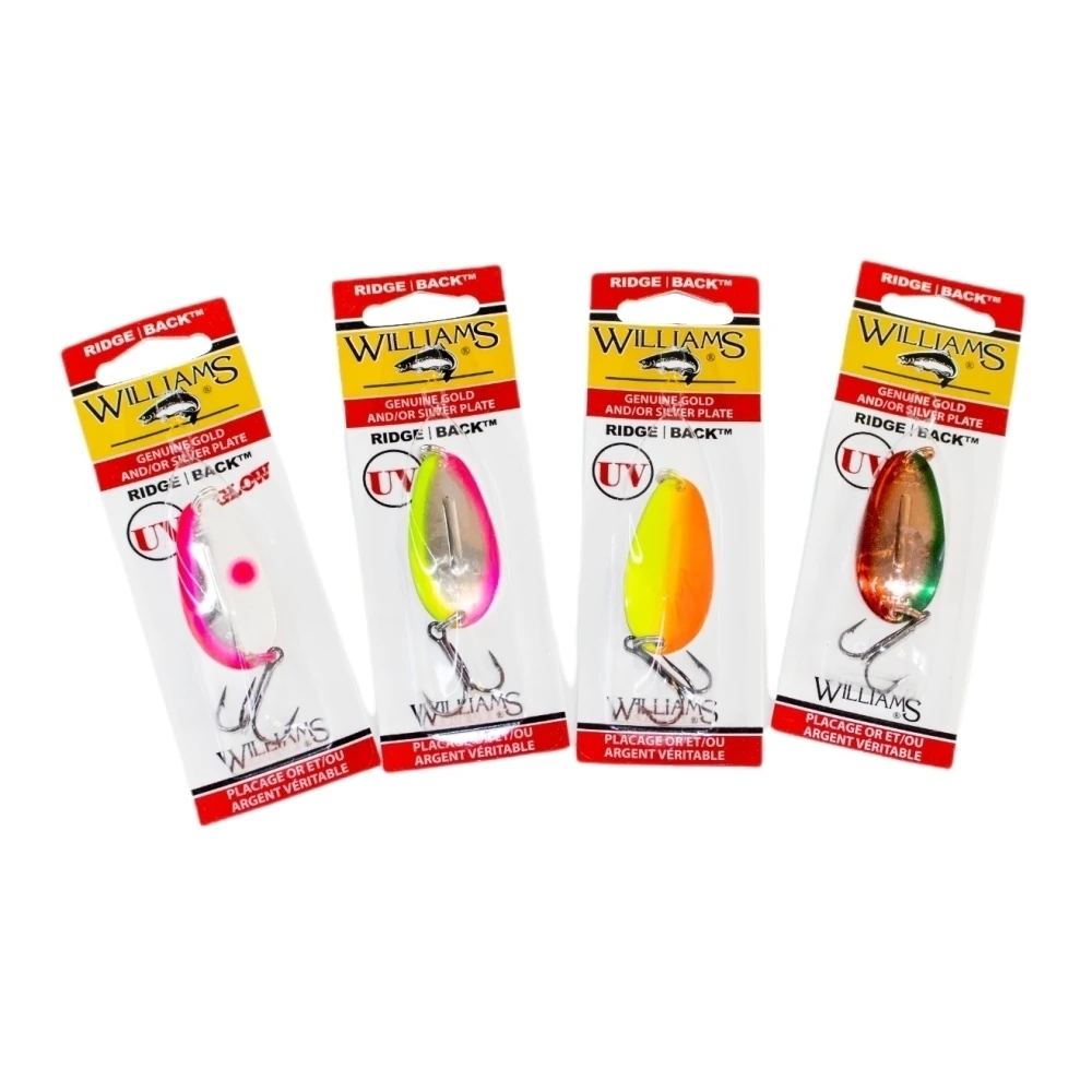 Рыболовный набор блесен Williams Ridge Back RB100 8 шт