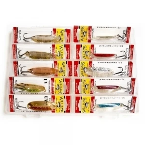 Рыболовный набор Двенадцать блесен Williams Wabler Lite W55