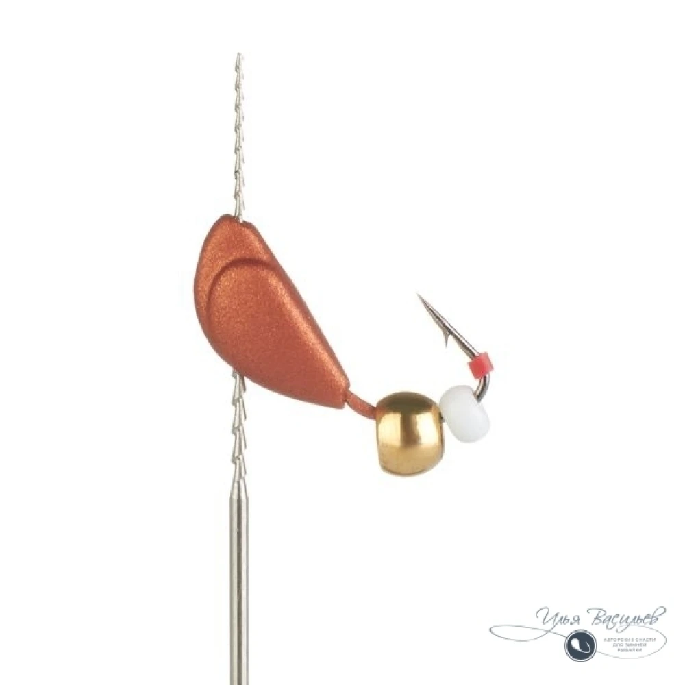 Мормышка УШКИ БОЛЬШИЕ 0,76г медные (латунный шарик)