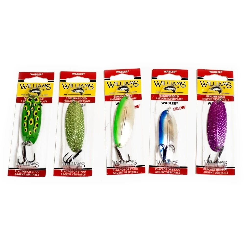 Рыболовный набор Десять блесен Williams Wabler W50 Color