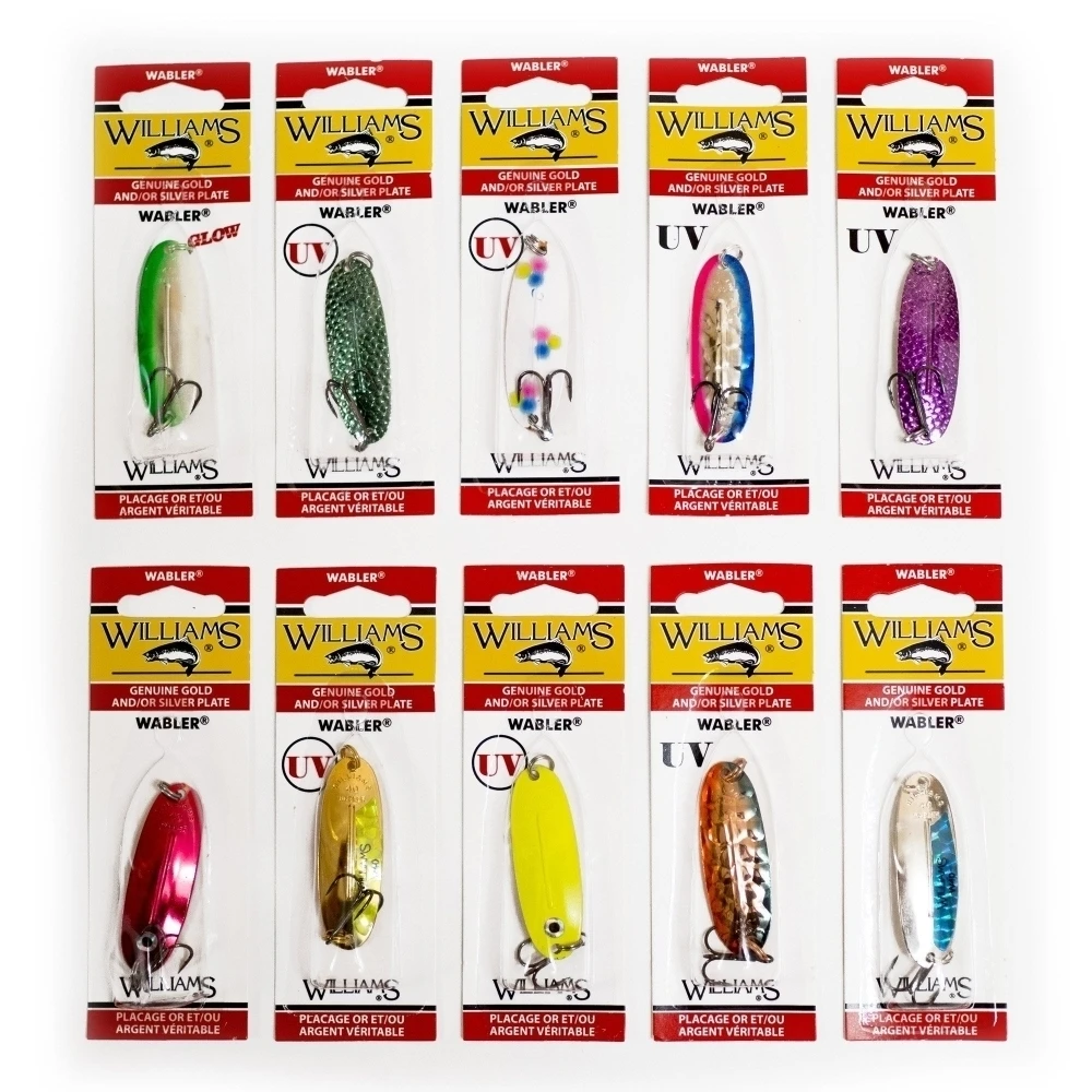 Большой рыболовный набор Двадцать блесен Williams Wabler W40