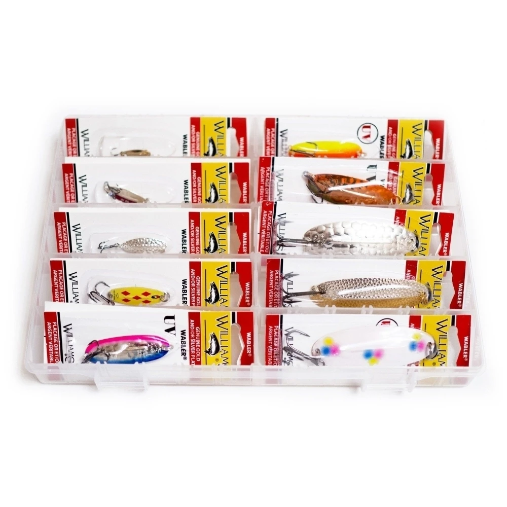 Подарочный рыболовный набор Двадцать блесен Williams Wabler