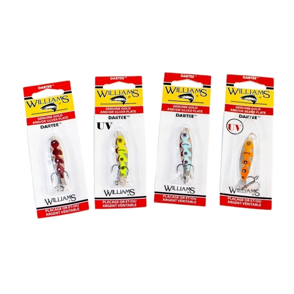 Рыболовный набор блесен Williams Dartee D1 8шт