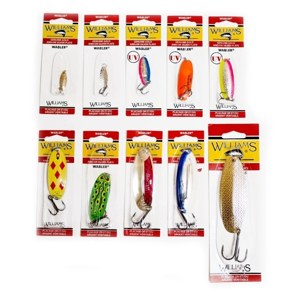 Рыболовный набор Десять блесен Williams Wabler