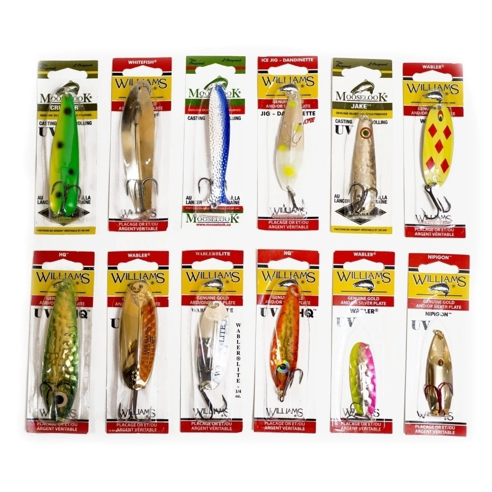 Подарочный рыболовный набор блесен Williams Карелия