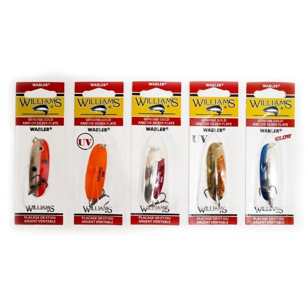 Большой рыболовный набор Двадцать блесен Williams Wabler W40