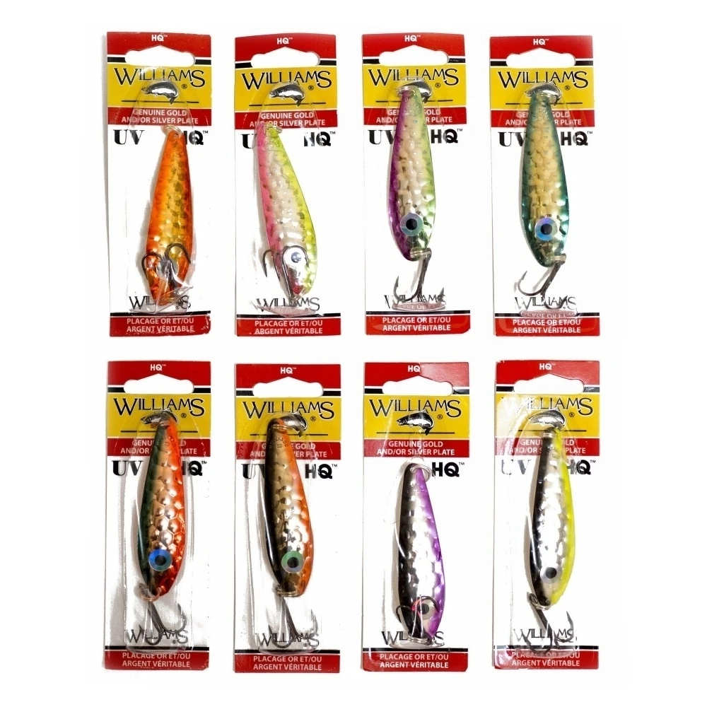 Рыболовный набор блесен Williams HQ-UV HQR35 8шт