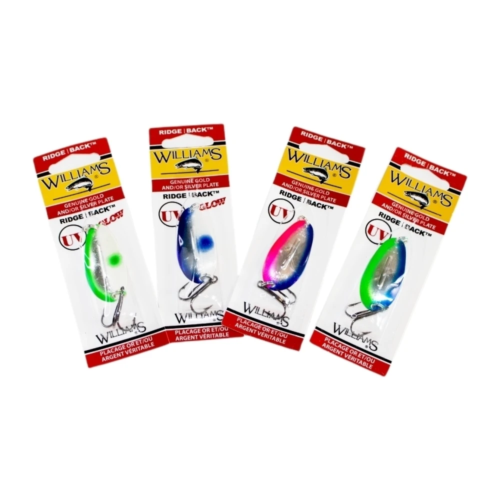 Рыболовный набор блесен Williams Ridge Back RB100 8 шт