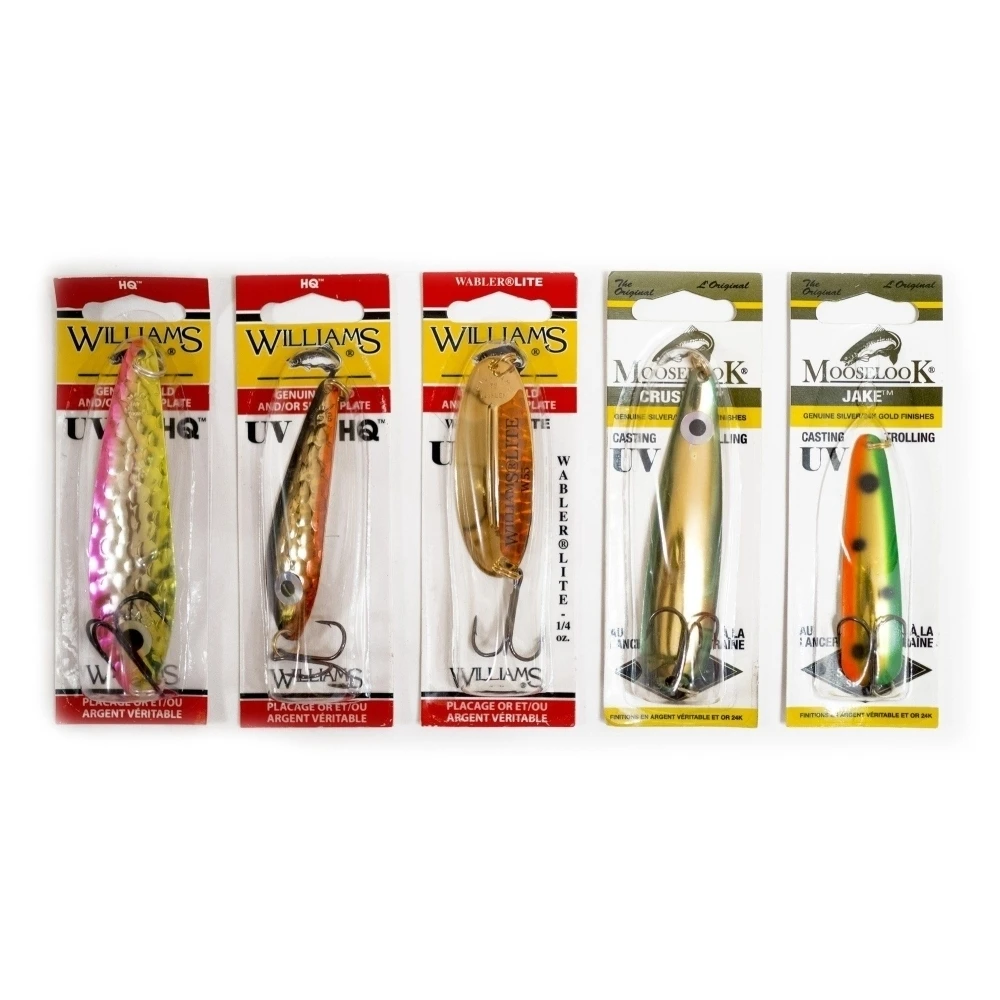 Рыболовный набор блесен Williams UV Ультрафиолет