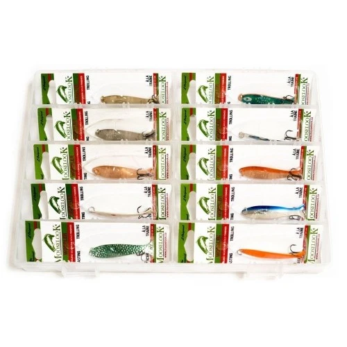 Рыболовный набор Десять блесен Mooselook Wobbler 16000