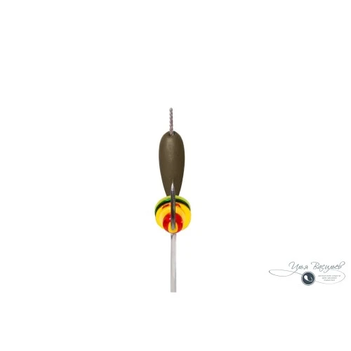 Мормышка КРЫЛО 0,78г оливковая (оснащение пайетки)