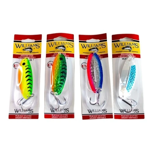 Рыболовный набор Восемь цветных блесен Williams Wabler W70