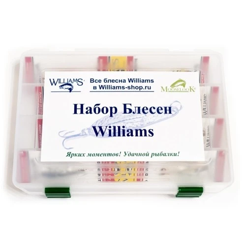 Рыболовный набор Восемь блесен Williams Ice Jig J50