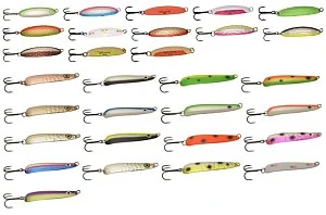 Таблица моделей блесен Williams UV 