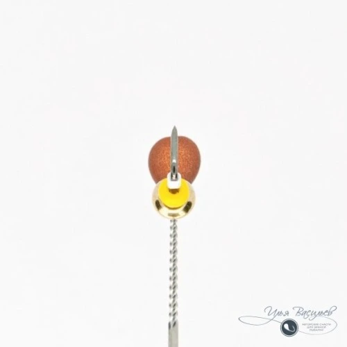 Мормышка КАПЛЯ 0,53г медная (латунный шарик)