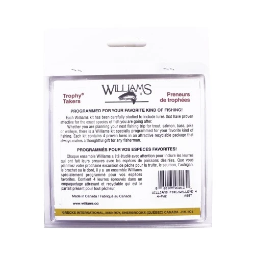 Набор блесен Williams Wabler 4PW2