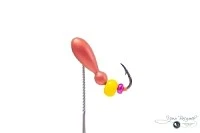 Мормышка МУРАВЕЙ двухголовый ВЕСЬЕГОНСКИЙ 1,30г медный (жёлтая бусина)