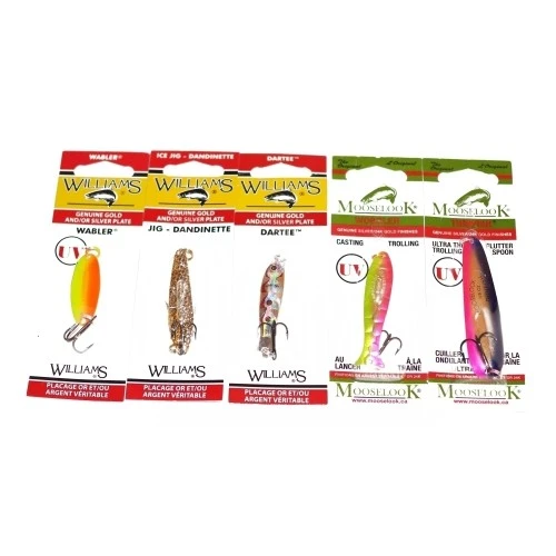 Рыболовный набор блесен Williams Большой Форелевый №2