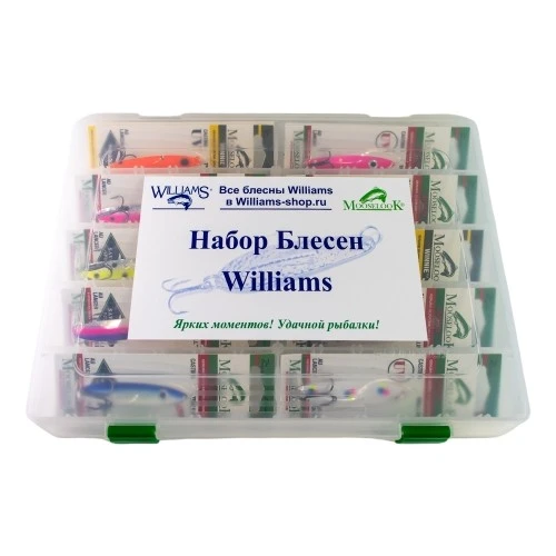 Большой рыболовный набор блесен Mooselook Winnie SW14 12шт