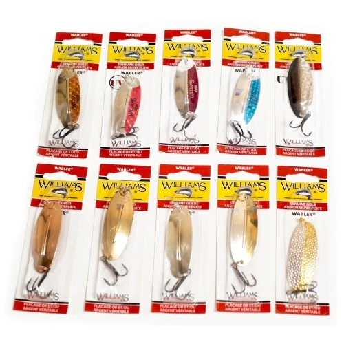 Рыболовный набор Десять блесен Williams Wabler W50 Classic
