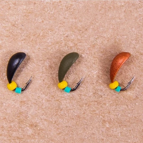 Мормышка КЛОПИК микро 0,12г медный (желтая бусина)