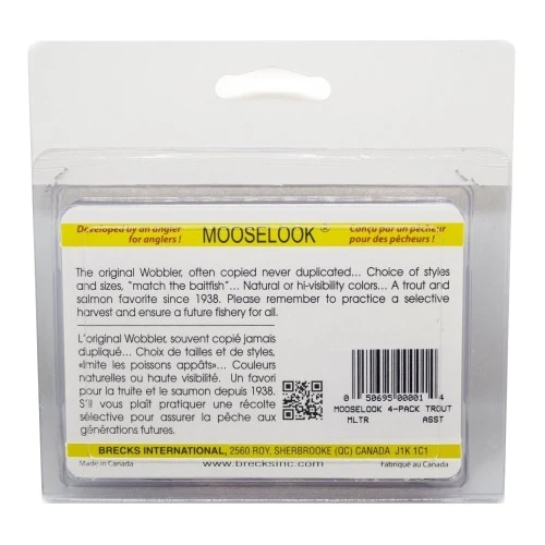 Набор блесен Mooselook Wobbler MLTR 4шт