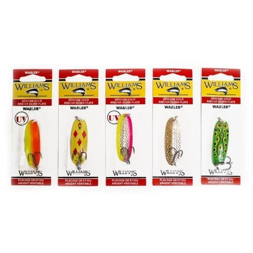 Большой рыболовный набор Двадцать блесен Williams Wabler W40