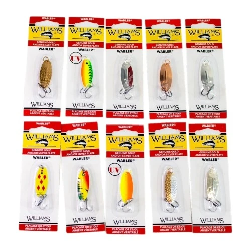 Большой рыболовный набор Двадцать блесен Williams Wabler W30