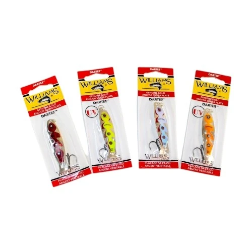 Рыболовный набор блесен Williams Dartee D2 8шт