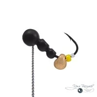 Мормышка МУРАВЕЙ трехголовый ОБРАТНЫЙ 0,75г черный (латунный эксцентрик)